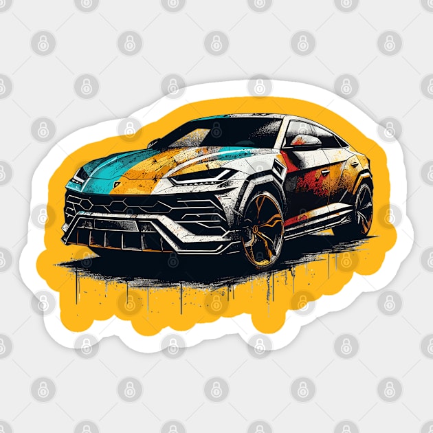 Lamborghini Urus Sticker by Vehicles-Art